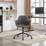 Mid-Century Modern Office Chair,Rolling Swivel Height Adjustable Ergonomic Chair with W1143P173516