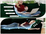 Slip-covered Armchair with 1 Big Back Cushion and 2 Big Toss Pillows, Single Deep Seat Comfy Single W3041P272937