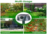 Solar & Type-C Rechargeable Animal Repeller - 3 Modes UltrasonicBuzzerVibration, IP66 Waterproof, 89539098