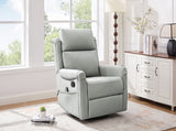 Modern Manual Recliner Swivel Rocking Recliner Massage Recliner Chair with 8-Point Massage with N763P399629E