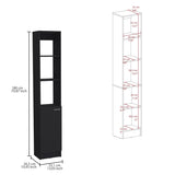 Parks Linen Bathroom Storage Cabinet with one Doors, Tall Bathroom Cabinet with 6 Shelves, for B200P188843
