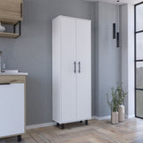 Multistorage Manacor, Five Shelves, White Finish B092123307