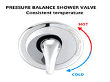 Shower System with Tub Spout Rain Shower Tub Set, High Pressure Dual 2 in 1 Shower Combo Faucet with W121946399