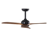 42" Solid Wood Blades Ceiling Fan with Lights Remote Control,Quiet DC Motor 3 Blade Ceiling Fans 6 W3596P460815