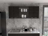 Yuma 150" Wall Cabinet, Two Close Cabinets, Two Open Shelves B128P148994