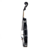 GV102 4/4 Solid Wood EQ Violin Case Bow Violin Strings Shoulder Rest 20688913