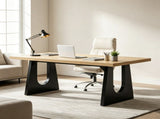 70.86" Executive Desk, Modern Computer Desk with Storage for Home Office 22779403
