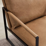 ZNTS Lounge, living room, office or the reception area Leathaire accent arm chair with Extra thick padded W135958321