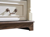Farmhouse Style 5 Drawer Dresser Chest with Base Wooden Rustic Chest of Drawers, Storage Dresser W2393P252363