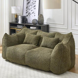 Soft beanbag chair with high resilience foam core for two people. The comfortable square recliner W1996P252273