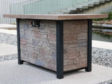 44" W x 25" H Outdoor Patio Propane Gas Fire Pit Table - 50,000 BTU High-temperature-resistant W2691P233033