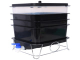 Worm Farm Composting Bin, 4 Tray Worm Compost Bin- for Recycling Food Waste at Home 31116453