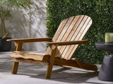 Folding Adirondack Chair Outdoor Wooden Accent Furniture Fire Pit Lounge Chairs,Foldable Design for N770P358873T