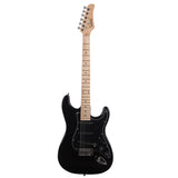 ZNTS GST Stylish Electric Guitar Kit with Black Pickguard Black 55121825