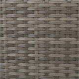 TREXM Outdoor Swivel Chair with Cushions, Rattan Egg Patio Chair with Rocking Function for Balcony, GL-WF318105AAE