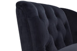 ZNTS [New+Video] 58''Velvet Chaise Lounge,Button Tufted Right Arm Facing Lounge Chair with Nailhead Trim WF297646AAB