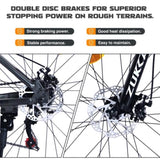 27.5 Inch Wheels 21 Speed Mountain Bike, for Men Women Boys and Girls, Front Suspension,Aluminum W1019P232789