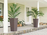 Set of 2 Plastic Flower Pots 29700264