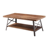 Weathered Oak and Sandy Black Storage Coffee Table B062P189219