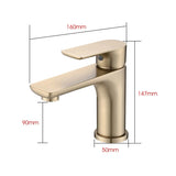 Single Handle Lavatory Basin Sink Faucet W121750750
