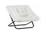 Comfy Chair for Adults, Soft Faux Fur Folding Lounge, Flexible Reading Chair for Teens, Large Size 06740930