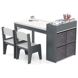 3 Years Kids Art Table & Chairs Set,Kids Activity Table1 Table 2 Chairs 31224700