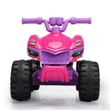 ZNTS Kids Ride-on ATV, 6V Battery Powered Electric Quad Car with Music, LED Lights and Spray Device, 4 W2181P154961