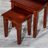 ZNTS 3-Piece Nesting Table Set, Cherry B04660617