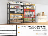 58''W Adjustable Storage Shelves 1500LBS NSF Wire Shelving Unit 5 Tier Metal Shelving for Storage 27764332