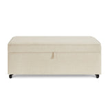 Modern Large Comfort Sofa Ottoman with Storage, Modular Sectional Storage Ottoman With Wheels For W2186P178685