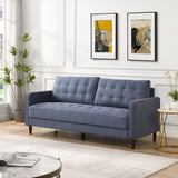 74" High Resilience three seater Sofa, Wooden Frame 3 Seat Sofa, Comfy , Modern Upholstered Sofa, W311P192811