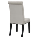 Sand and Rustic Espresso Tufted Side Chairs B062P145440