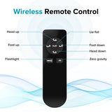 Adjustable Bed Base,Bed Frame with Head and Foot Incline,Anti-Snore, Wireless Control, TXL W1038P147923
