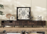 78 " Mid Century Modern TV Stand for 65 Inch TVs, TV Console with Storage Cabinets for Living Room, N710P293264Q