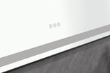96in. W x36 in. H Framed LED Single Bathroom Vanity in Polished Crystal Bathroom Vanity LED W1272125165
