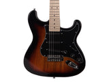 ST Stylish Electric Guitar with Black Pickguard Golden 96758390