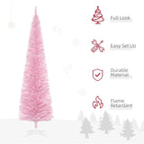 7 foot pink Christmas tree with bracket 01460573