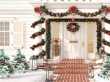 2 Pre-lit Pathway Flocked Christmas Trees 15.5" x 15.5" x 29" 55337839