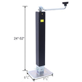 8,000 lbs. top Wind Weld on Square Tube Drop Leg Jack 48386828