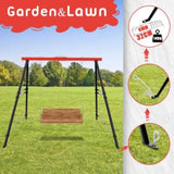 Porch Swing Frame, 550lbs Weight Capacity Swing Stand, Heavy Duty A-Frame Swing, Swing Stand Frame 36420314
