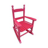 ZNTS Children's rocking rose red chair- Indoor or Outdoor -Suitable for kids-Durable 01417255