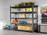 Garage Five Story Shelf, Capable Of Accommodating 2500 LBS, Adjustable Metal Shelf, Black, Requires 50733634