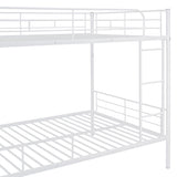 Full Over Full Metal Bunk Bed, White MF310408AAK