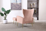 Modern Accent Chair with Ottoman, Comfy Armchair for Living Room, Bedroom, Apartment, Office W136192193