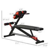 Multifunctional Sit Up Bench,Home fitness equipmentRed 13432587