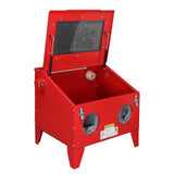 ZNTS 40 Gallon Bench Top Air Sandblasting Cabinet Sandblaster Abrasive Blast Large Cabinet with Gun and 4 42974085