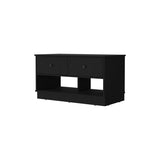 Tulip Storage Bench, Two Drawers, Two Shelves B128P148982