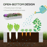 6' x 3' Galvanized Raised Garden Bed with Mini PE Greenhouse Cover, Outdoor Metal Planter Box with 2 W2225142609