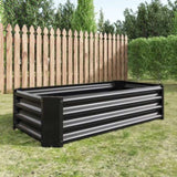 Metal Raised Garden Bed, Rectangle Raised Planter 421ft for Flowers Plants, Vegetables Herb Veezyo 62917214
