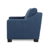 Upholstered Club Chair-Blue N758P268286B